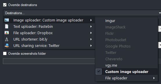 Change the image uploader to our custom one