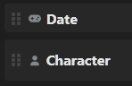 Filter kind icons